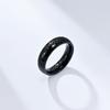 Women's Simple Fashion Titanium Steel Ring 2.8mm Thick Inside and Outside Rot Engraved Stainless Steel Men's Casual Jewellery
