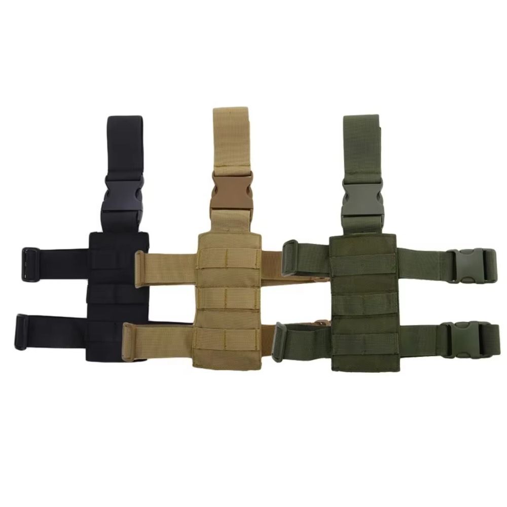 

MOLLE Drop Leg Wraps Adjustable Thigh Rig Panel Nylon Outdoor Leggings Bag Travel чорний