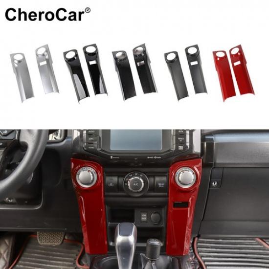 Dashboard Air Conditioner Control Switch Knob Panel Decor Trim for 4runner 2010+