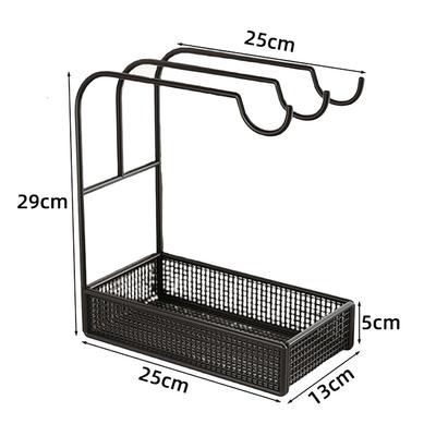 Hair Accessories Storage Stand for Headbands Clips and Scrunchies Metal Organizer with Multiple Functionalities