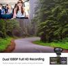1080P Triple Dash Cam Front and Rear Inside Car Dash Camera Night Vision Car Camera for Cars