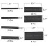127pcs 7 Sizes Heat Shrink Sleeving Set Thermoresistant Tube Shrink Wrapping Wire Cable Polyolefin Wrap Tubing Ratio 2:1