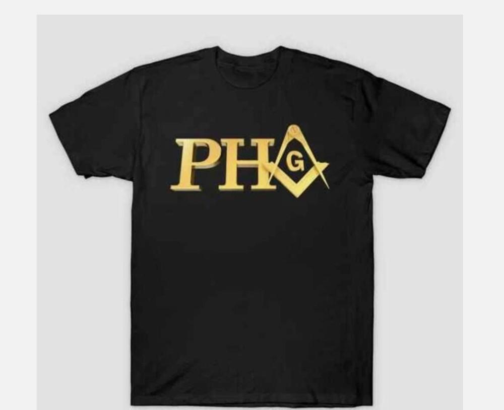 Футболка Масона Принца Холла PHA Масонская Масонская S-5XL Быстрая доставка Унисекс Футболка XL