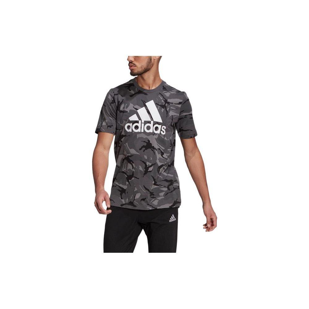adidas T Shirts Men's Black Crew Neck Moderate Straight Fit GK9951