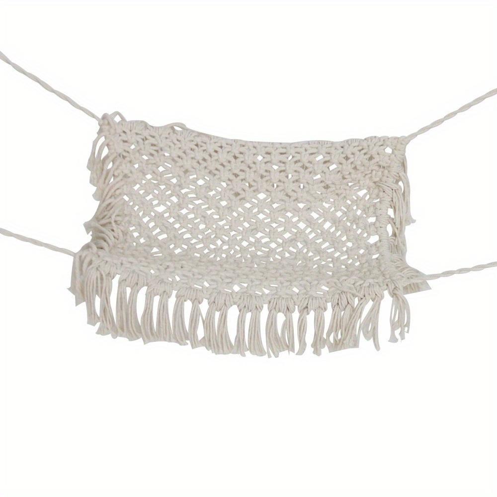 

Handmade Woven Hammock Handmade White Woven Hammock Perfect For Newborn Photography Props Capture Precious Memories Accessories Other белый