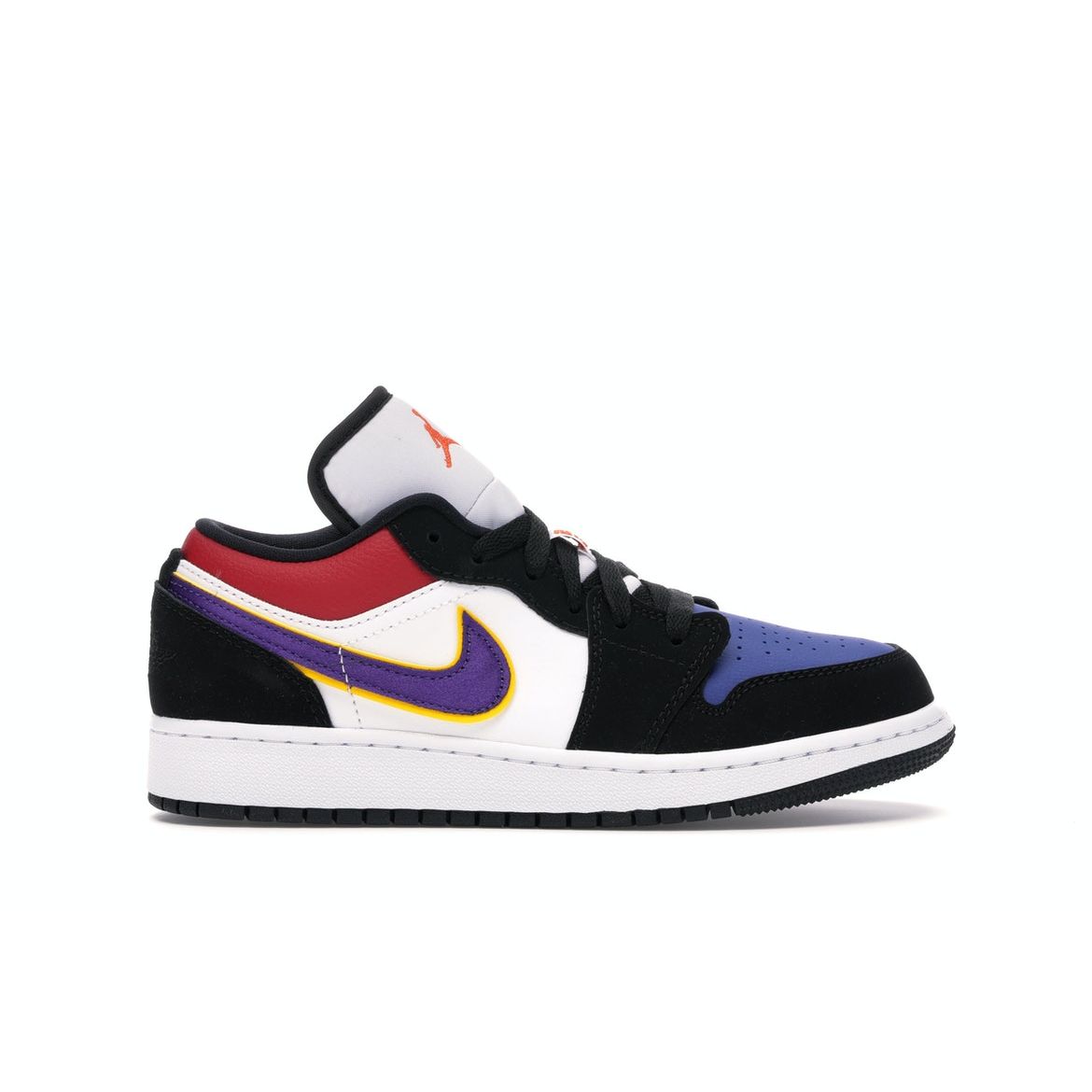 

Кроссовки Air Jordan 1 Low GS Rivals Kids Black Field-Purple White 553560-051