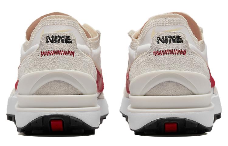 Nike Waffle One Se Sail Pearl White Black Gym Red Women's DX4309-100