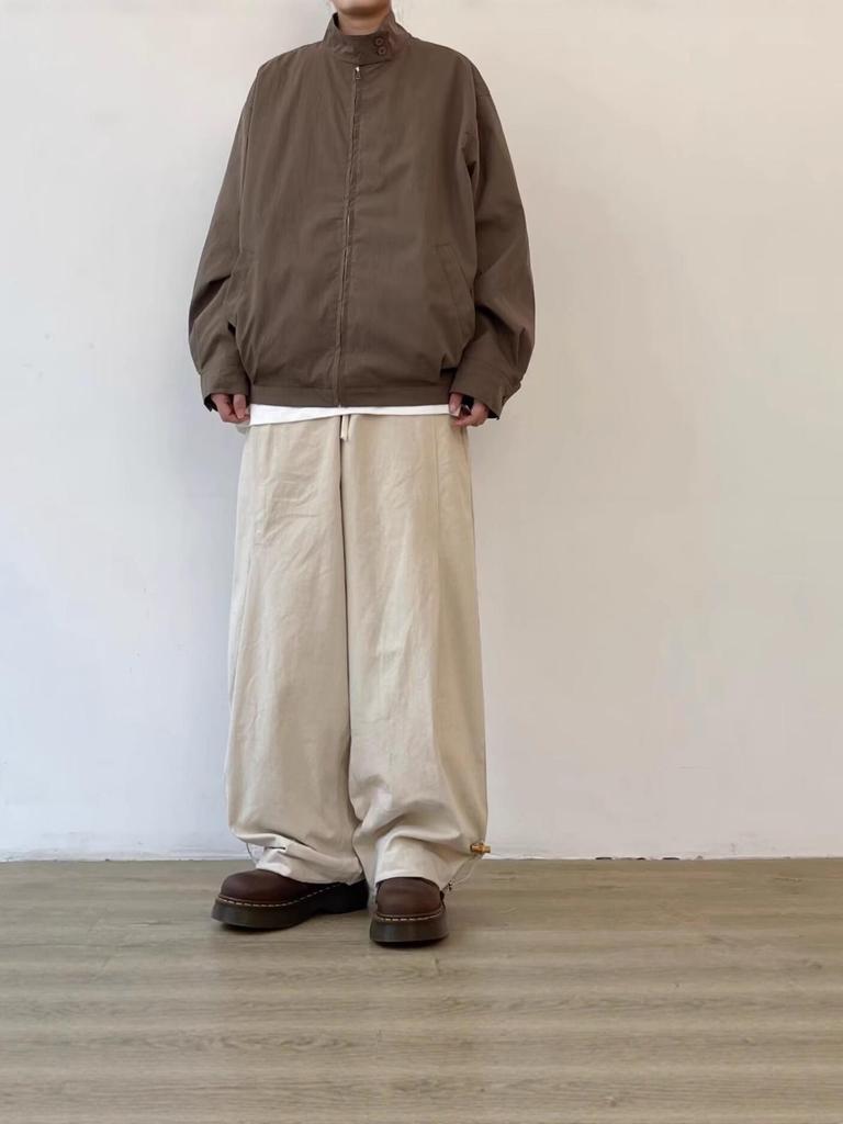Giacca da pilota trendy da uomo: Colletto Rialzato da Lavoro Retrò per Primavera e Autunno