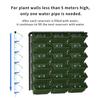 Wall-Mounted Flower Pot Plastic Hanging Plant Container Green Flower Pot Wall Hanging Basket Flower Vegetable Growing Container