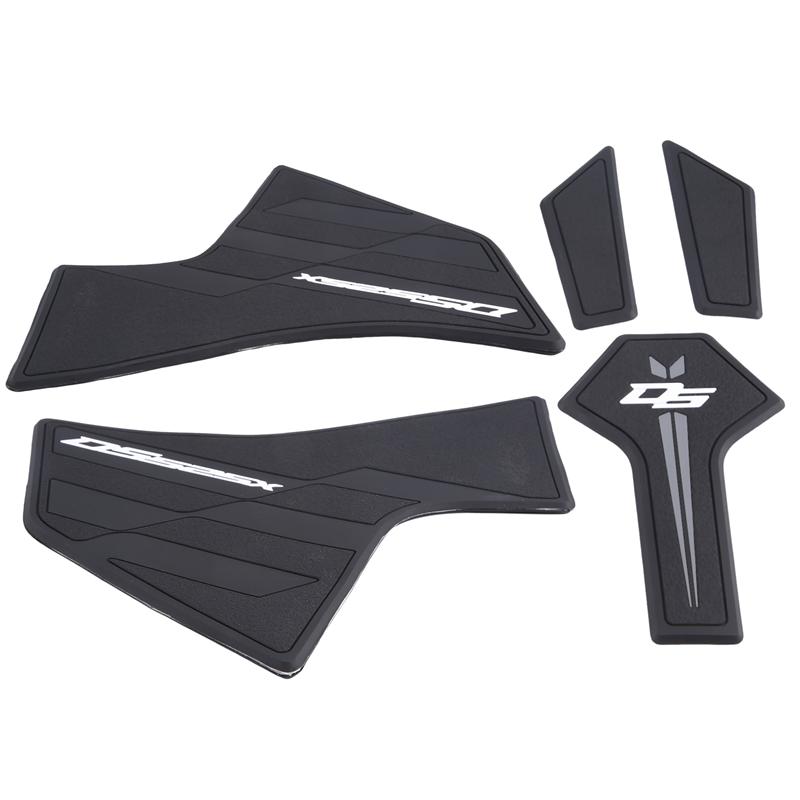 

AEE4-Motorcycle Side Fuel Tank Pads Protector Stickers Decal Gas Knee Grip Traction For VOGE DS525X DS 525 X 525DSX 2026- чорний