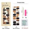 New Style Red Book Gel Nail Stickers: Semi-Western, Korean No-Bake Nail Art