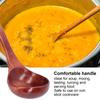 Smooth Burr-free Serving Ladle Solid Wood Cooking Spoon Not Scratch Cookware Soup Spoon  Home