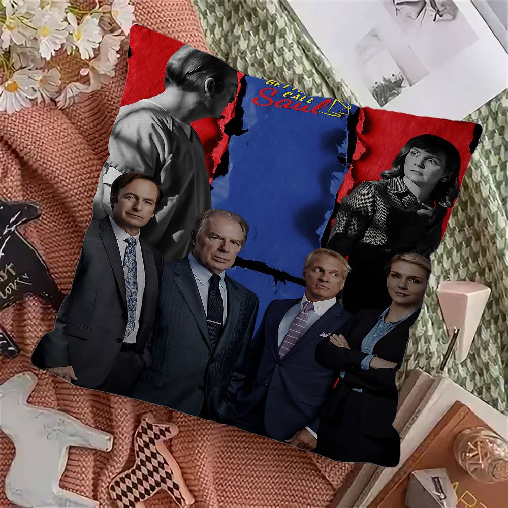 Tv B-Better Call S-Saul Personalized Picture Text Home Decorative Pillows Household Gifts 45X45Cm
