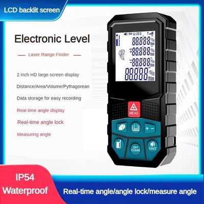 New Mini Portable Handheld Laser Rangefinder Waterproof Infrared Electronic Laser Distance Meter Horizontal Angle Measuring Instrument