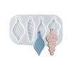 Creative Christmas Tree Ornament Mould Star Pendant Silicone Mold Hanging Accessories Epoxy Resin Jewelry Mold