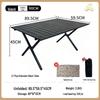 Portable Carbon Steel Foldable Picnic & Camping Table