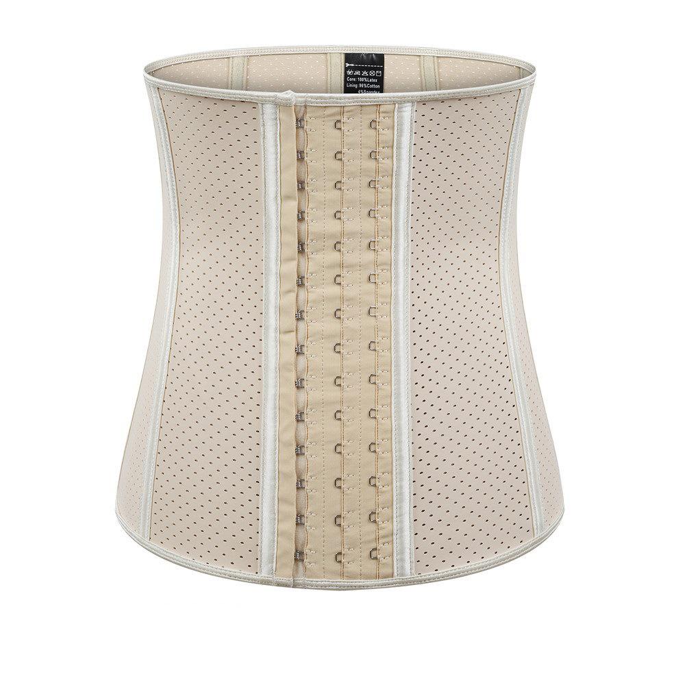 25 Steel Bones Waist Trainer with 9 Ventilation Holes for Tummy Control and Fitness