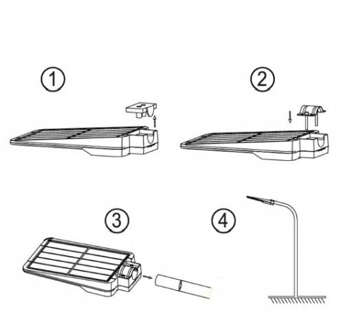 Lampa Uliczna Led Solarna 15W Naświetlacz Halogen