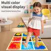 Creative Concave Texture Sensory Liquid Floor Tiles Multi Angle Experience Perception Floor Tiles Kids