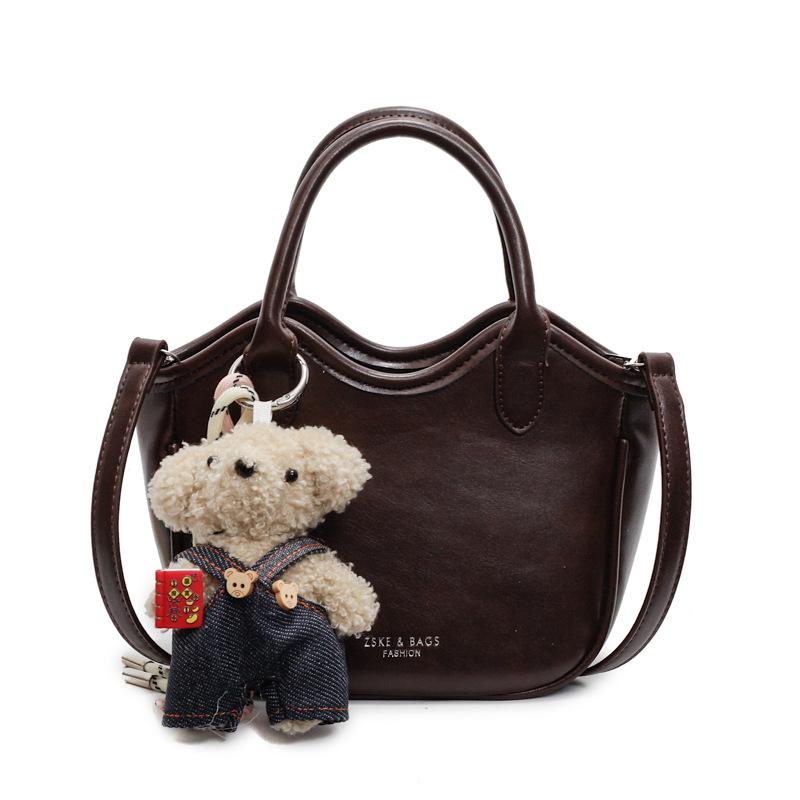 Korean niche design retro portable vegetable basket bag women's 2025 spring and summer hot sale fashion versatile commuter messenger bag