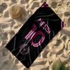 Football Messi Beach Towel Super Soft Microfiber Quickdry Fabric Comfortable Lightweight