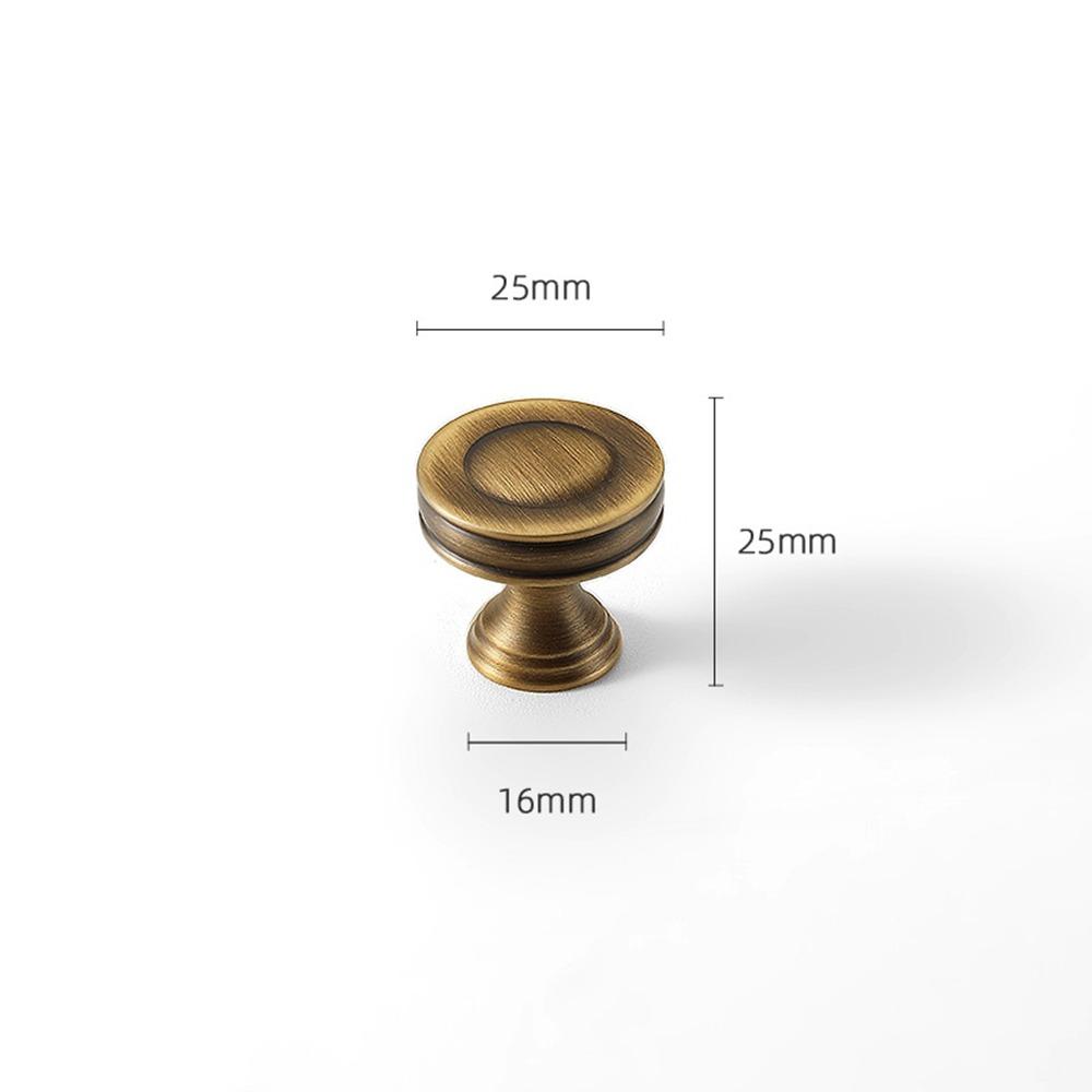 New Solid Brass Cabinet Handles Vintage Modern Drawer Pulls Minimalist Door Knobs Kitchen