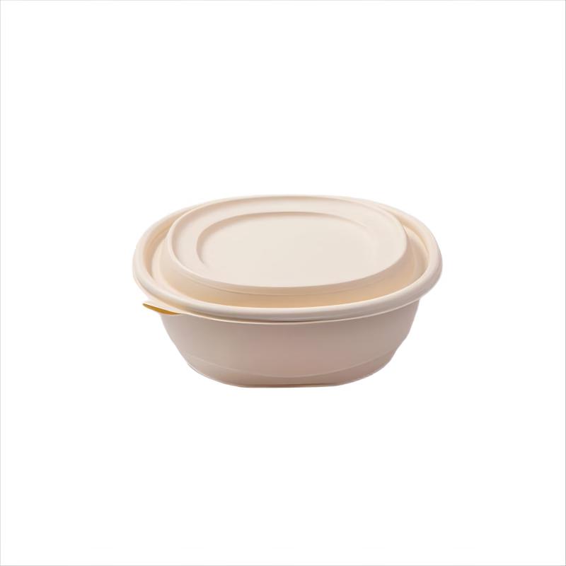 

Disposable Corn Starch Round Meal Box
