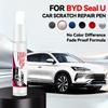 För BYD Seal U 2023-2025 Färg reparationspenna Touch Up Repborttagare DIY Biltillbehör Svart Vit Brun Blå Grå Gul Röd