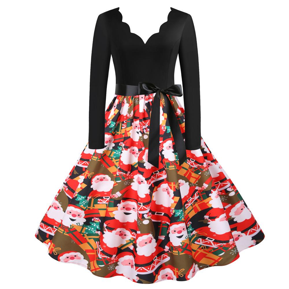 Buy Christmas Dress Women Winter Long 