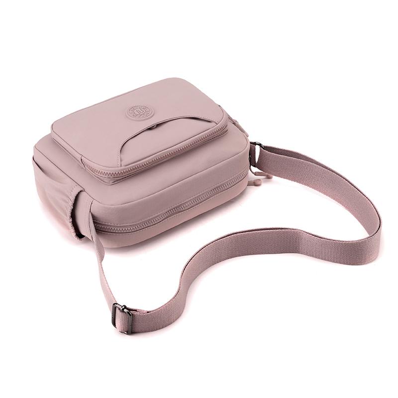 Women's Multi-Layer Shoulder Bag Solid Color Crossbody Bag Mother Bag