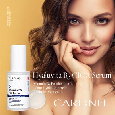 CARENEL Hyaluvita B5 sérum Vitamin B5, nano kyselina hyaluronová, rozjasňující korejská péče o pleť proti vráskám