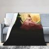 W-Wicked 2 Musical Movie Glinda Elphaba Blanket  Soft Novelty Plush Throw Blanket For Boy Girl Couch Chair Cover