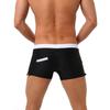 Men's Back Pocket Swimwear Short Swim Trunks Beach Shorts Sexy Mesh Boxer Briefs Comfortable Soft Breathable