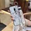 Dirt-resistant Durable Phone Case For Meizu M8/V8 Pro Anti-dust Cute Soft Case Kickstand Silicone Anti-knock Shockproof
