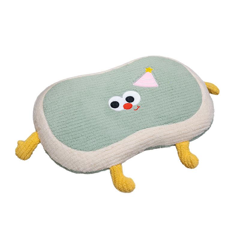 Cartoon Memory Cotton Pillow Core Belly Pillow Super Soft Cervical Spine Nap Pillow Student Male And Female Belly Low Pillow