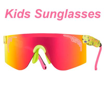 Okulary przeciwsłoneczne UV400 dla dzieci i młodzieży, outdoorowe, do baseballu, softballu, sportowe, do jazdy na rowerze, MTB, dla chłopców i dziewcząt