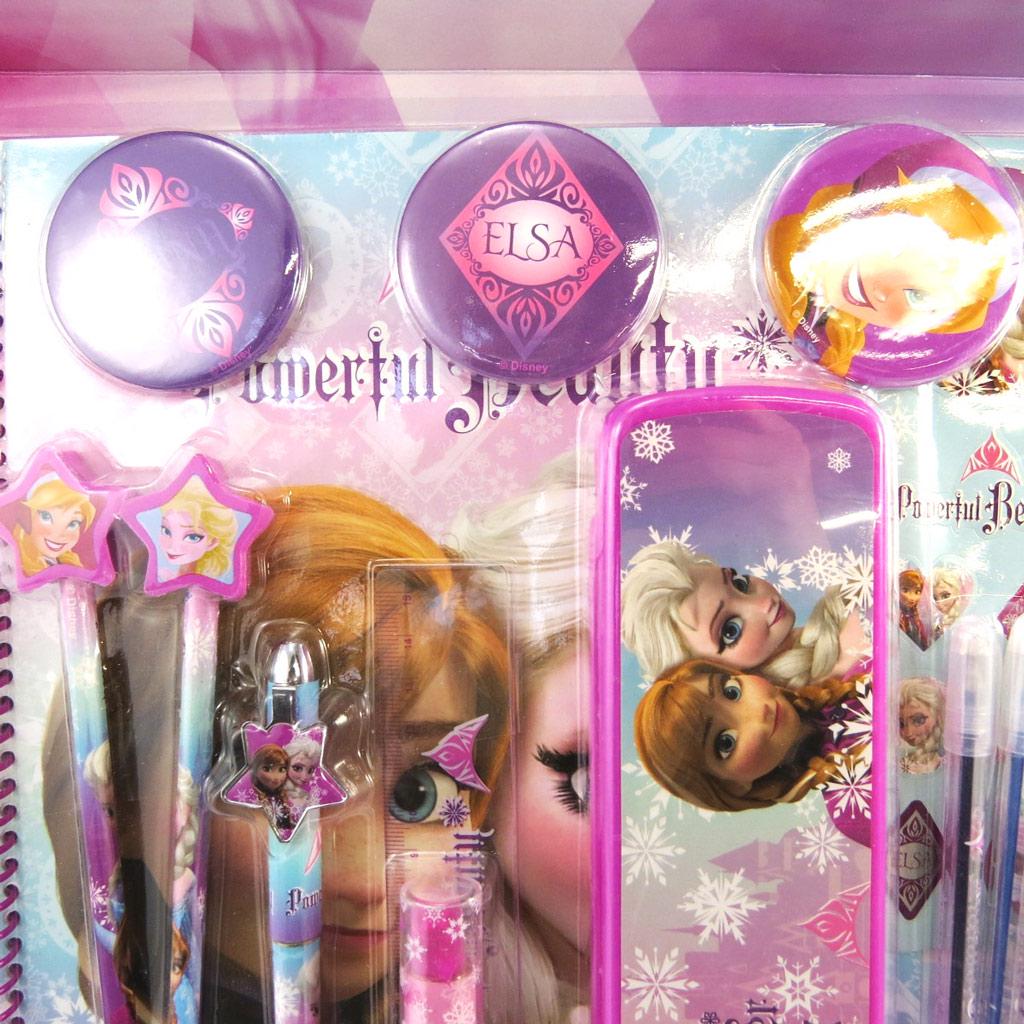 Die Eiskönigin [M3047] - XXL-Schreibwarenset 'Frozen - Die Eiskönigin' lila (19 Teile)