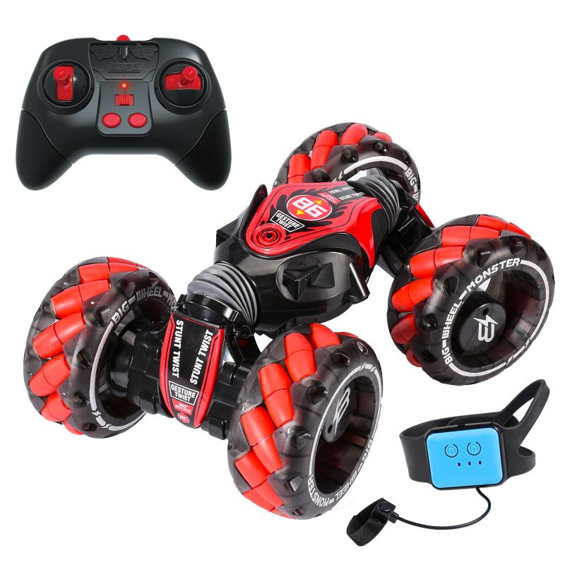 

1:16 2.4G RC Car Radio Gesture Sensing Music Lighting 4WD Stunt Remote Control Car Off-Road Control Boys Children s Toys