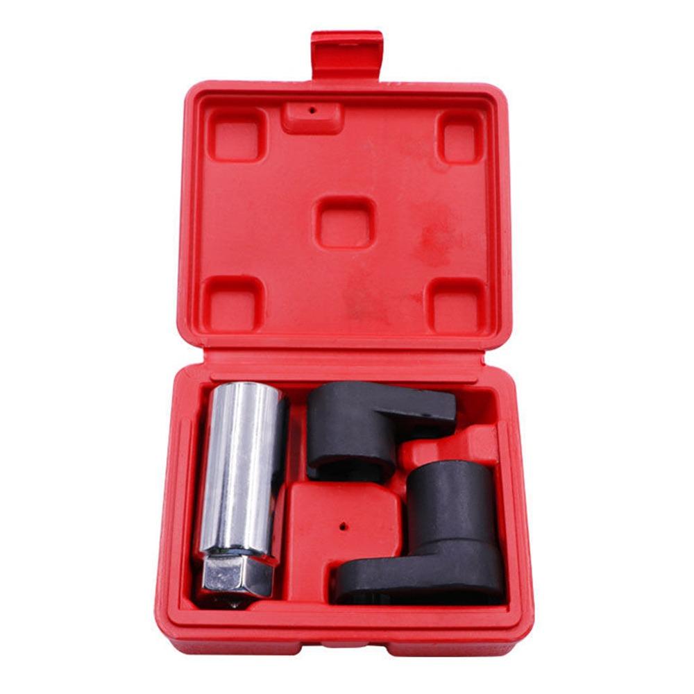 

3/5PCS Plum Blossom Square Mouth Oxygen Sensor Removal Tool Red Box Vacuum Sensor Socket Car Repair 3pcs
