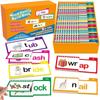 Word Family Flip Books Phonics Flash Cards Read and Rhyme Flip Books for Early Childhood Reading Development