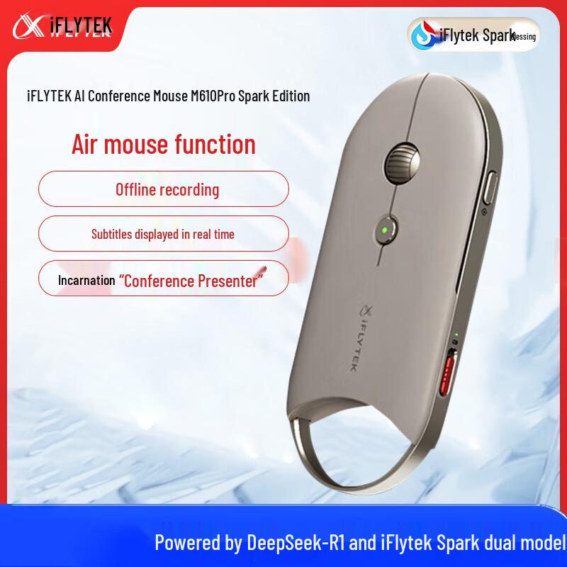 

iFLYTEK M610 Pro Spark Edition AI Smart Voice Mouse