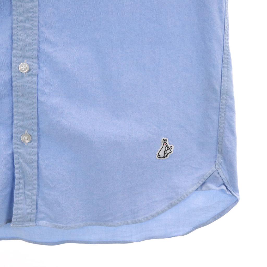 FR2 Long sleeve Oxford Button down shirt S Purple blue Men's Used