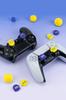 YOCORE Silicone Thumb Grip Caps for Pro Easy To Octopus Jellyfish Purple and Yellow PS4/PS5/Switch Controllers, Anti-Slip, Install, Durable, + Design,