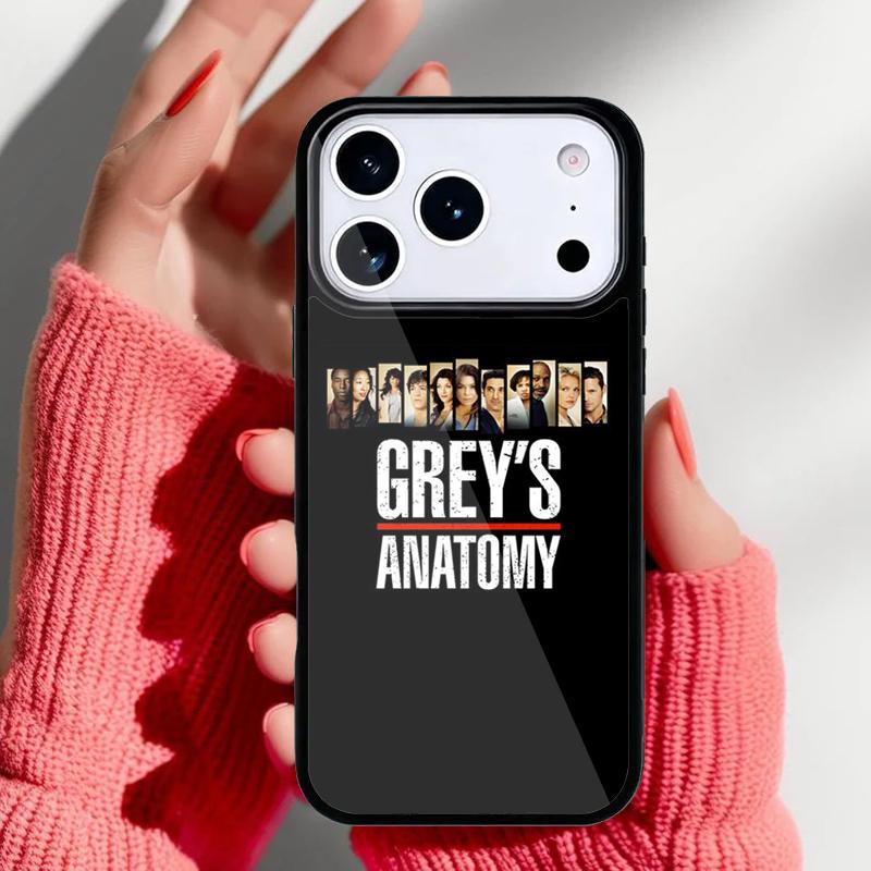 American TV Greys Anatomy Nurse doctor Phone Case for iPhone 17 16 15 14 13 Pro Max Back Cover for 12 11 Pro Coque