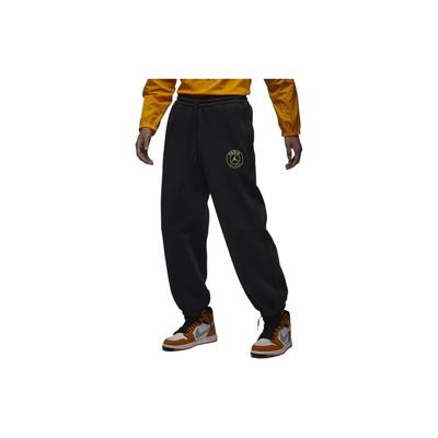 X PSG Paris Saint-Germain Alphabet Drawstring Casual Joggers With Fleece Lining Men Bottoms Black DZ2950-011