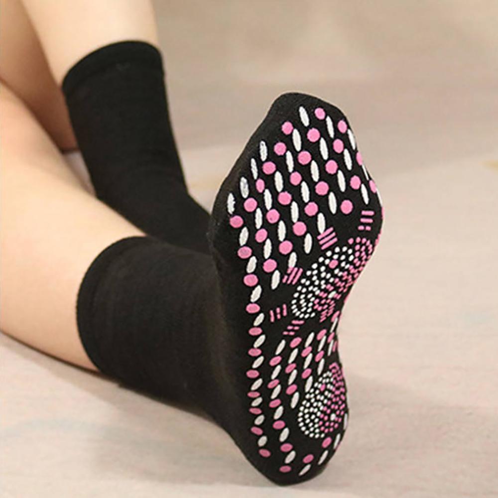 Self-heating Socks for Men and Women Foot Massage Magnetic Therapy Health Care Heating Socks Anti-slip Point Winter Warm Equipment