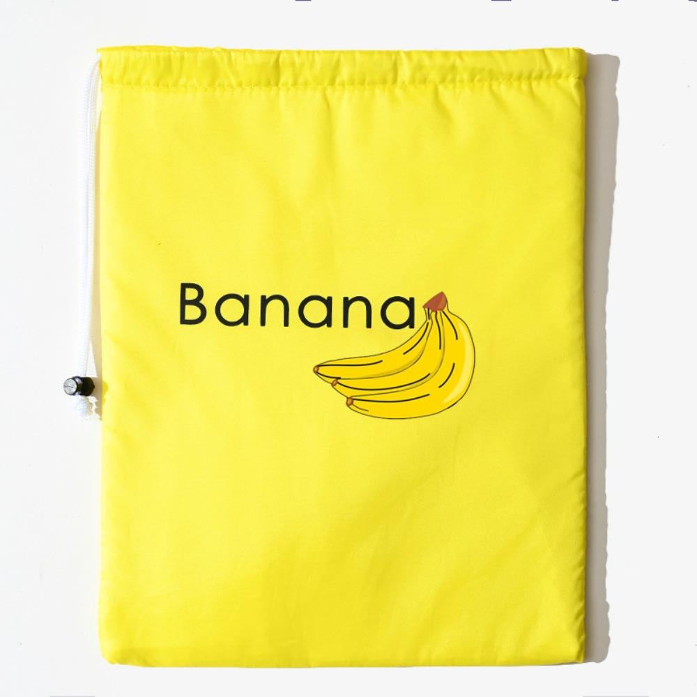 Reusable Drawstring Banana Preserve Bag Prevents Odor Pearl Aluminum Film Produce Fresh Pouch Fresh-keeping