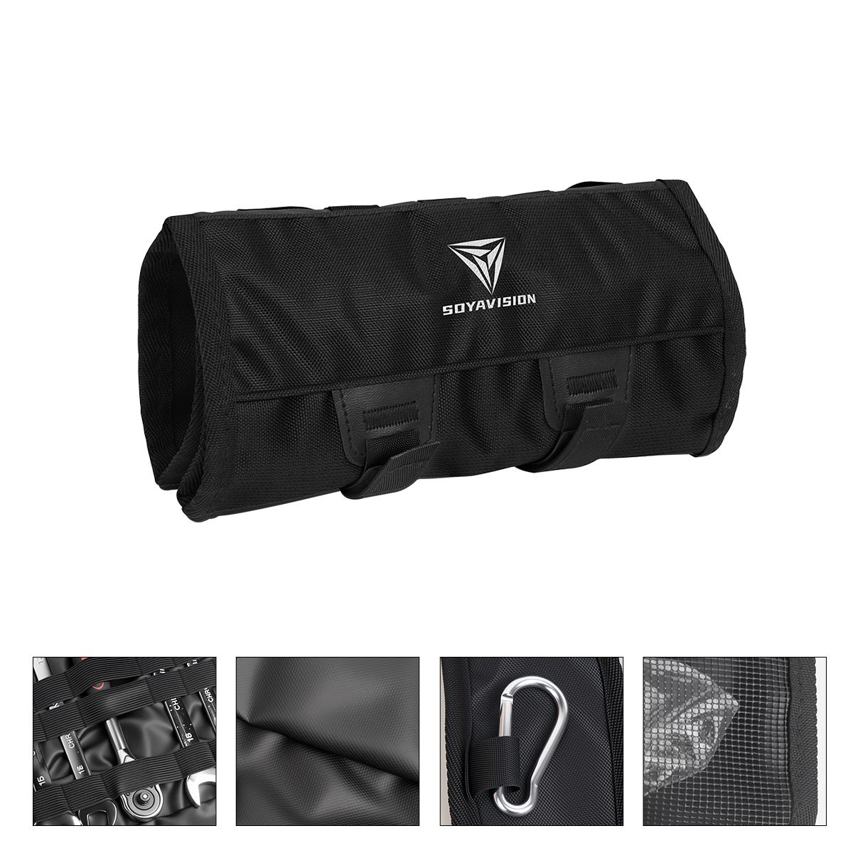 

Motorcycle Tool Roll Bag Motor Side Tool Storage Bag Pouch Portable Repair Kit Tool Bag Organize Universal for BMW KTM Honda