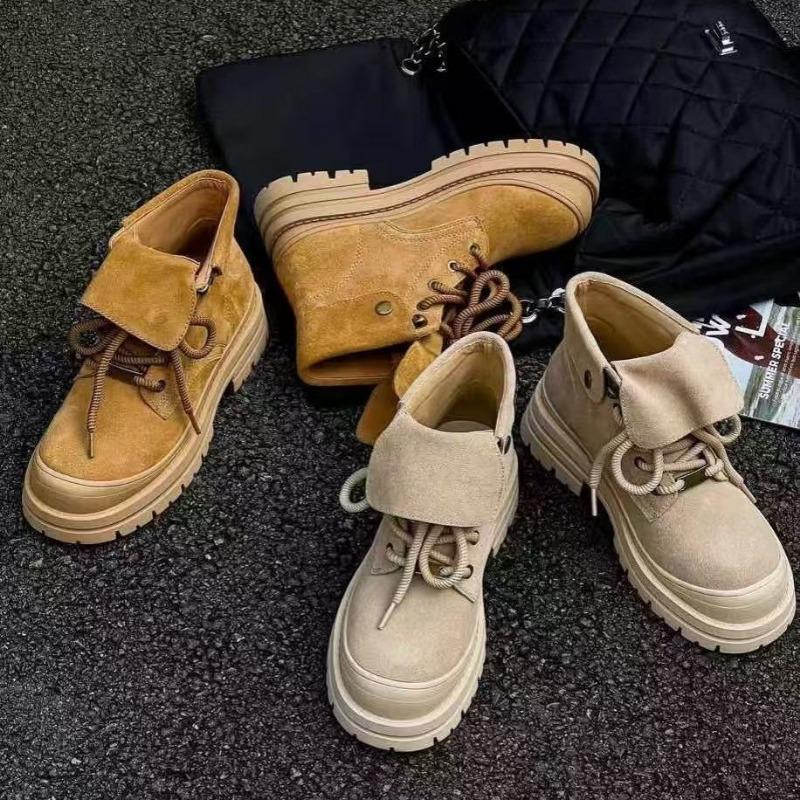 Girls Boots Children's Frosted Leather Short Boots Autumn and Winter New Fashion Casual Boys Martin Boots Tide