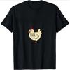 Summer Round Neck Funny Chicken Pattern T-shirts Fashionable Casual Pure Cotton Short Sleeved Men's T-shirts